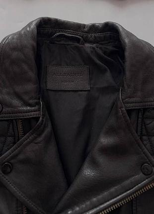 Мужская кожаная куртка косуха allsaints 5