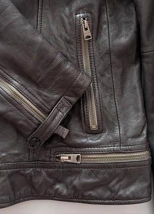 Мужская кожаная куртка косуха allsaints 7