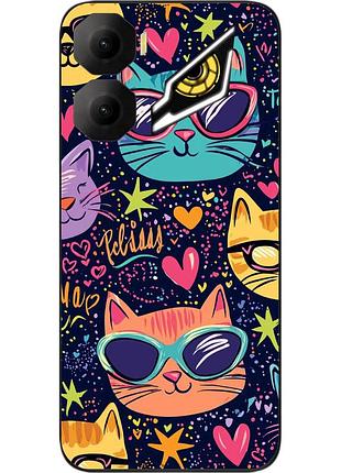 Чехол силиконовый epik для zte nubia neo 3 5g с картинкой радужные котята