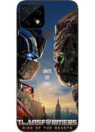 Силіконовий чохол epik для realme c21 з картинкою трансформери зверобати