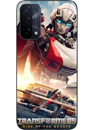 Силіконовий чохол epik для oppo a74 5g з картинкою арсі трансформери