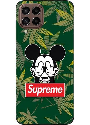 Оригінальний чохол epik для samsung galaxy m53 з картинкою мікі supreme