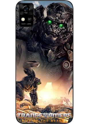 Силіконовий чохол epik для zte blade a31 з картинкою ейплінк трансформери звероботи