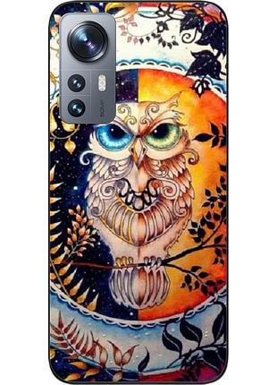 Оригінальний чохол epik для xiaomi 12/12x з картинкою сова