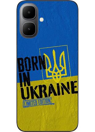 Силиконовый чехол epik для infinix smart 10 (x6725) с принтом рожден в украине