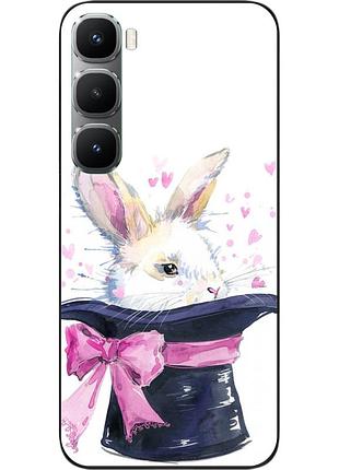 Чехол силиконовый epik для infinix hot 60 pro (x6885) с принтом кролик