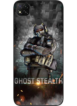Чохол силіконовий epik для xiaomi redmi 9c з картинкою call of duty ghost привид