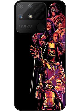 Силиконовый чехол epik для realme narzo 50a с картинкой звездные войны