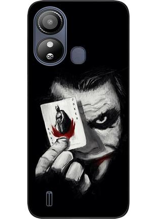 Силиконовый чехол epik для zte blade l220 с картинкой джокер с картой