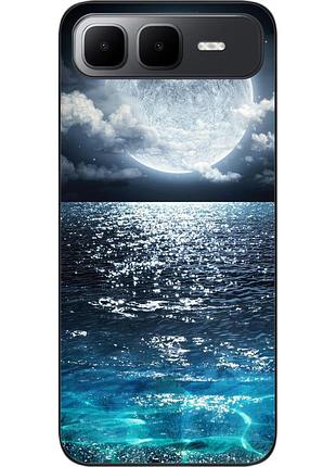 Чехол силиконовый epik для infinix smart 10 plus (x6725b) с принтом луна