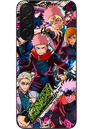 Чехол силиконовый epik для samsung galaxy a57 с рисунком jujutsu kaisen команда магов
