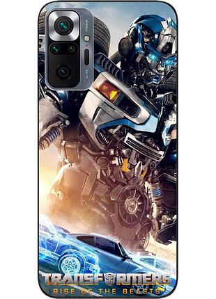 Силіконовий чохол epik для xiaomi redmi note 10 pro з картинкою міраж трансформери