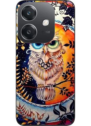 Силиконовый чехол epik для oppo a3 4g с картинкой сова