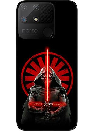 Силиконовый чехол epik для realme narzo 50a с картинкой лого первого ордена