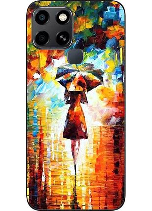 Силіконовий чохол epik для infinix smart 6 з картинкою прогулянка