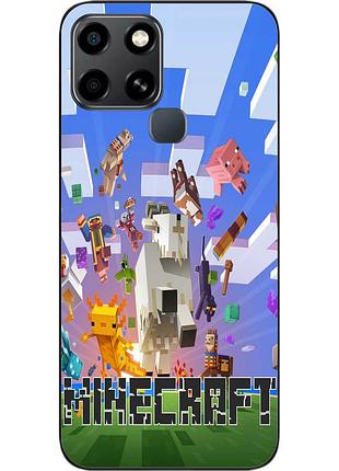 Оригинальный чехол epik для infinix smart 6 с картинкой майнкрафт