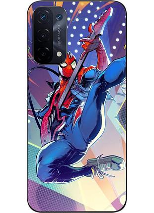 Силиконовый чехол epik для oppo a54 5g с картинкой человек паук панк