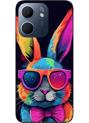 Чехол силиконовый epik для oppo a5x с принтом радужный кролик