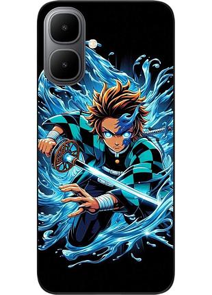 Силіконовий чохол epik для infinix smart 10 (x6725) з принтом demon slayer водна лють