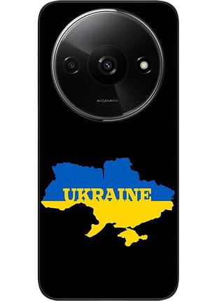Силиконовый чехол epik для xiaomi redmi a3 с картинкой карта украины