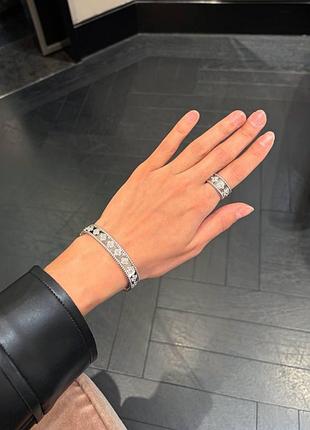 Браслет van cleef & arpels perlée clover 2