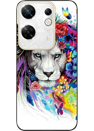 Силиконовый чехол epik для infinix zero 30 4g с картинкой лев