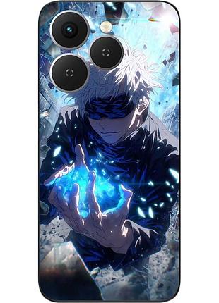 Чехол силиконовый epik для tecno spark 40 (km5n) с принтом jujutsu kaisen безграничная техника