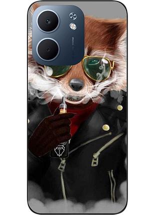 Силиконовый чехол epik для oppo a5x с принтом крутой енот