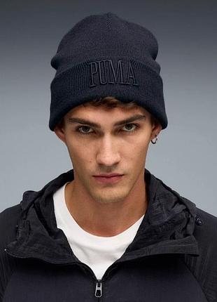 Шапка puma classic graphic mid crown beanie,58-60