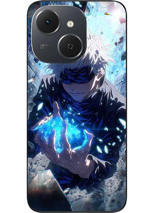 Чохол силіконовий epik для tecno spark 40c (km4k) з принтом jujutsu kaisen безмежна техніка