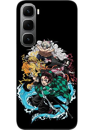 Силиконовый чехол epik для infinix hot 60i (x6728) demon slayer сила воды