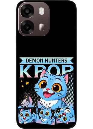 Чохол силіконовий epik для oppo a6s з картинкою kpop demon cat