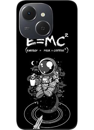 Чехол силиконовый epik для tecno spark 40c (km4k) с принтом космическая энергия
