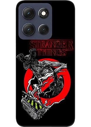 Силиконовый чехол epik для motorola g86 5g с принтом stranger things демогоргон