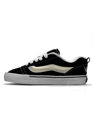 Чоловічі кросівки vans knu skool potato m black white