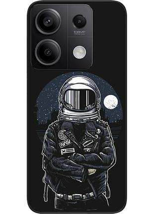 Силиконовый чехол бампер epik для xiaomi redmi note 13 5g с картинкой космонавт и луна