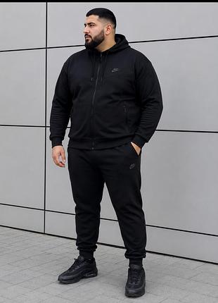 Теплые мужские спортивные костюмы nike, высокое качество, серия полубалта