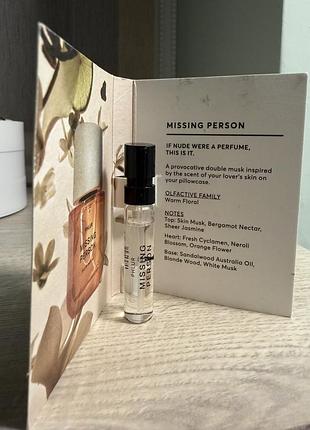 Phlur missing person eau de parfum 2 мл — оригінал, пробник