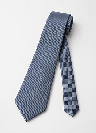 Шовкова чоловіча краватка hugo boss (100% silk, made in italy)