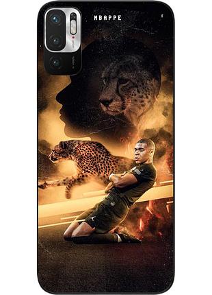 Силіконовий чохол бампер epik для xiaomi redmi note 10 5g з картинкою мбаппе