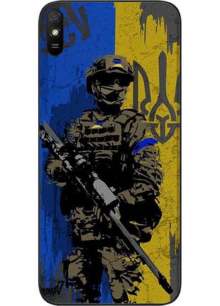 Силиконовый чехол epik для xiaomi redmi 9a с картинкой зсу