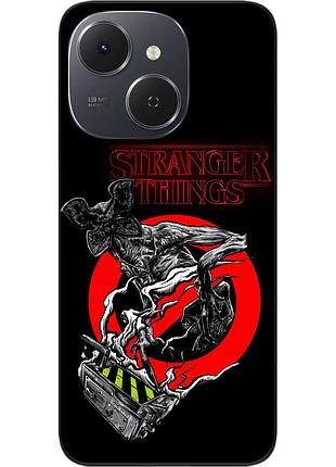 Силіконовий чохол epik для tecno spark 40c (km4k) з принтом stranger things демогоргон