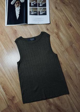Майка зелена вʼязана primark 3
