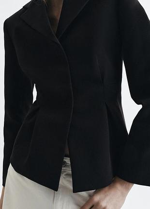 Zara блейзер зі баскою zw collection 3