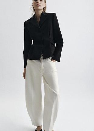 Zara блейзер зі баскою zw collection 2