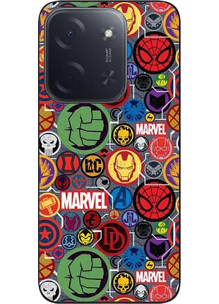 Чохол силіконовий epik для xiaomi poco c85 з принтом емблеми marvel
