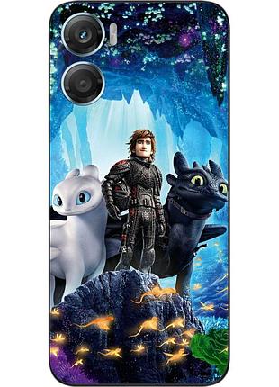 Чохол силіконовий epik для motorola g06 з малюнком печера драконів