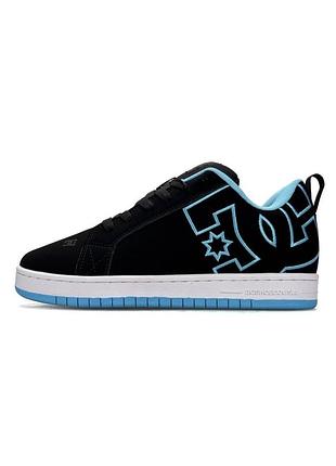 Жіночі кросівки dc shoes court graffik black sky white