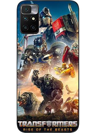 Силіконовий чохол epik для xiaomi redmi 10 з картинкою трансформери