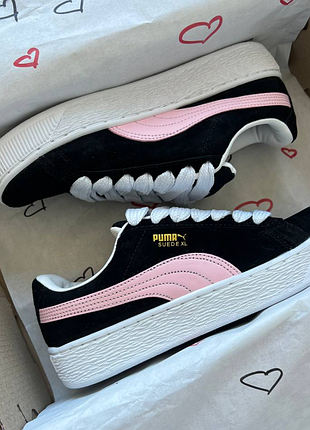 Suede xl black/pink